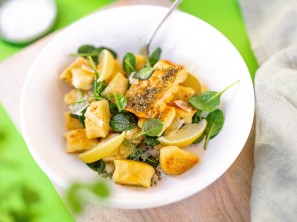 SPAR Mahlzeit Seesaibling mit Ricotta-Gnocchi