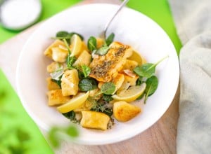 SPAR Mahlzeit Seesaibling mit Ricotta-Gnocchi