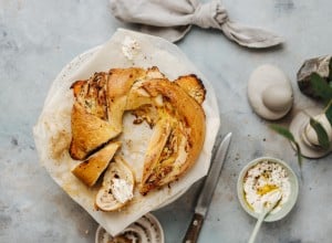 SPAR Mahlzeit Osterkranz mit Schinken und Käse