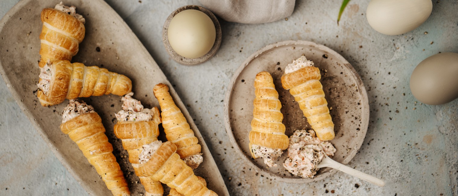 SPAR Mahlzeit pikante Röllchen mit Karotten-Dip