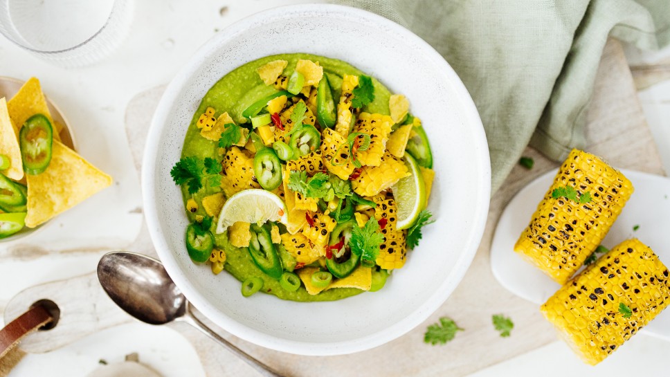 SPAR Mahlzeit Mais-Salat mit Avocado-Creme