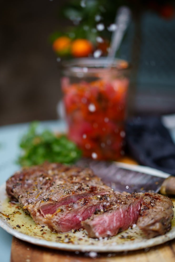 SPAR Mahlzeit Ribeye-Steak mit mixed Pickles