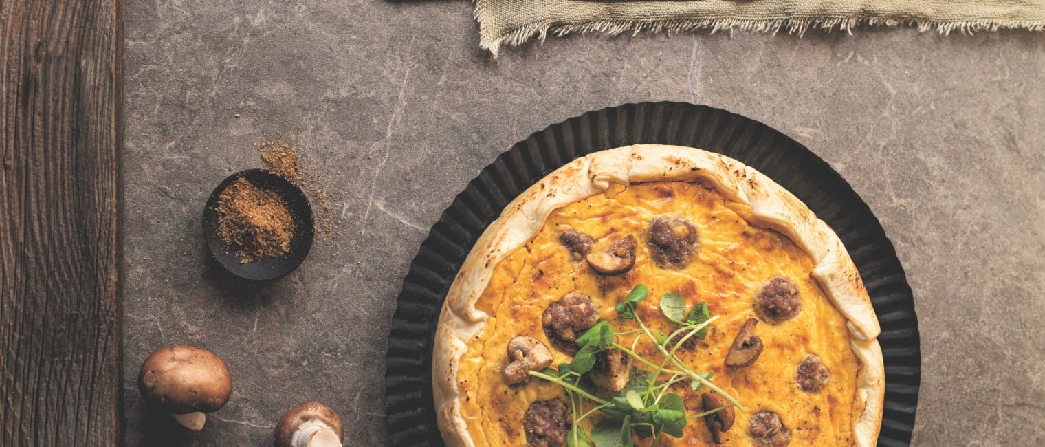 Ursalz-Alpin-Tarte Rustikal mit Meatballs und Pilzen-ML-35086-PS