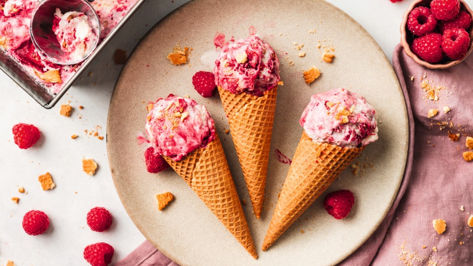 SPAR Mahlzeit Himbeer-Cheesecake-Eis