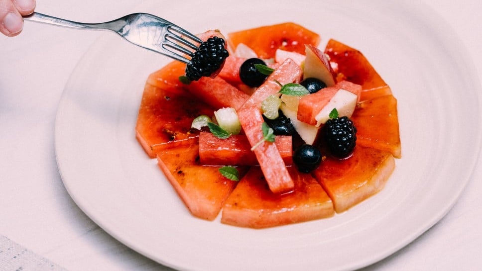 SPAR Mahlzeit Wassermelonen Obstsalat