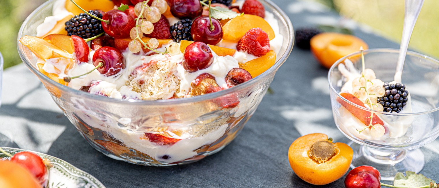SPAR Mahlzeit Sommerobst-Trifle