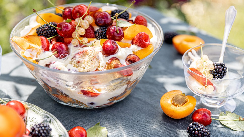 SPAR Mahlzeit Sommerobst-Trifle