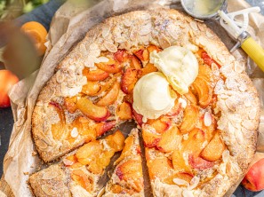 SPAR Mahlzeit Marillen-Crostata mit Mandelcreme