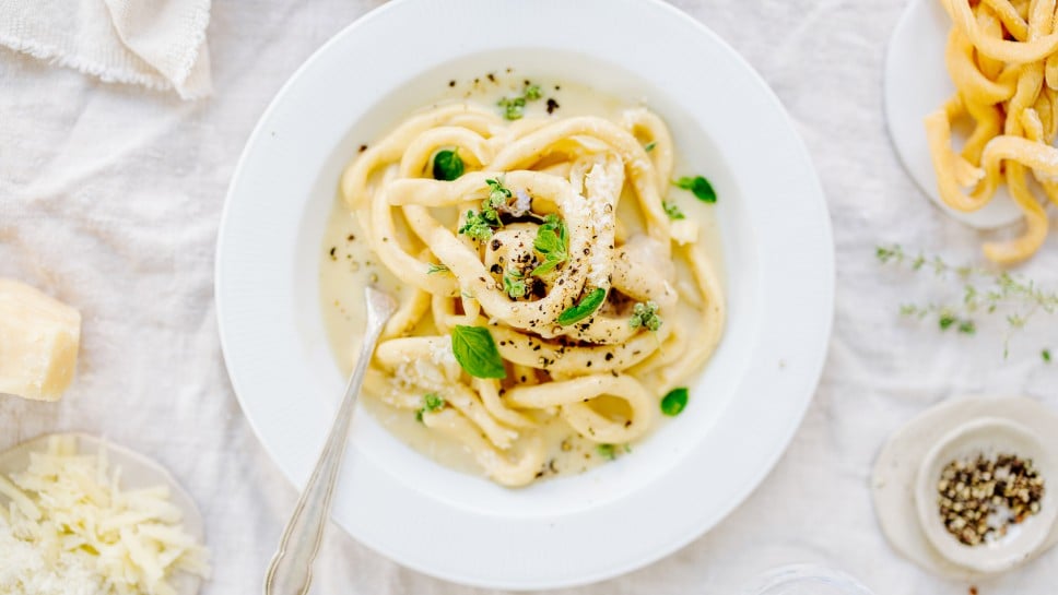 SPAR Mahlzeit Pici Cacio e Pepe