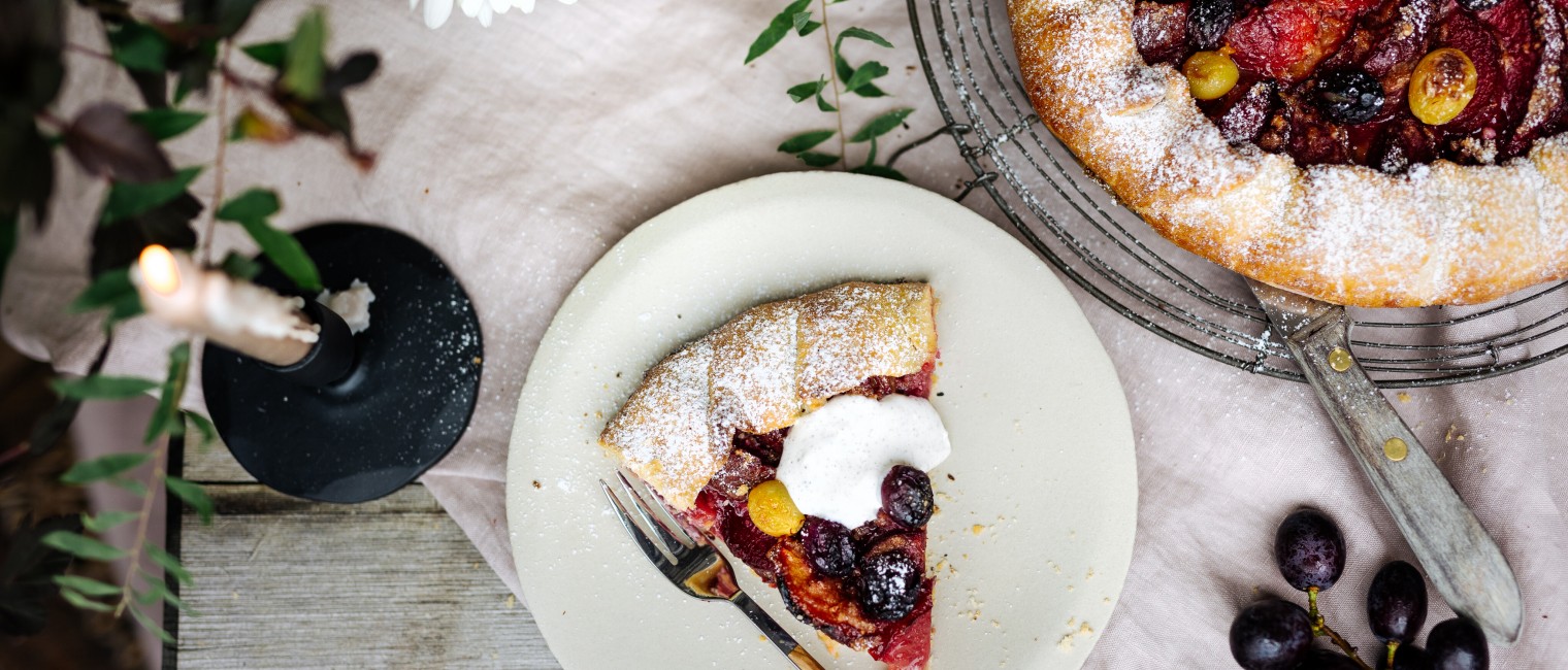 SPAR Mahlzeit! Pflaumen-Traube-Galette