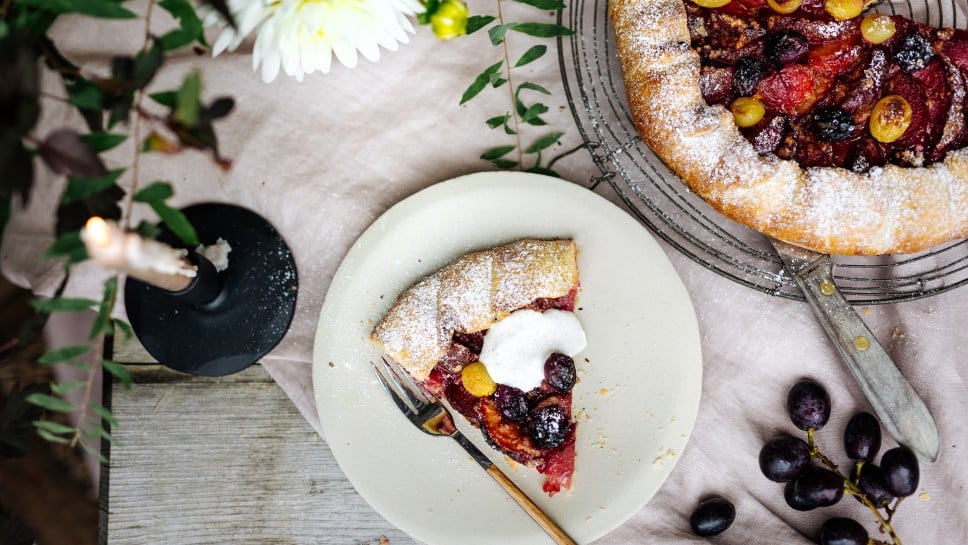 SPAR Mahlzeit! Pflaumen-Traube-Galette