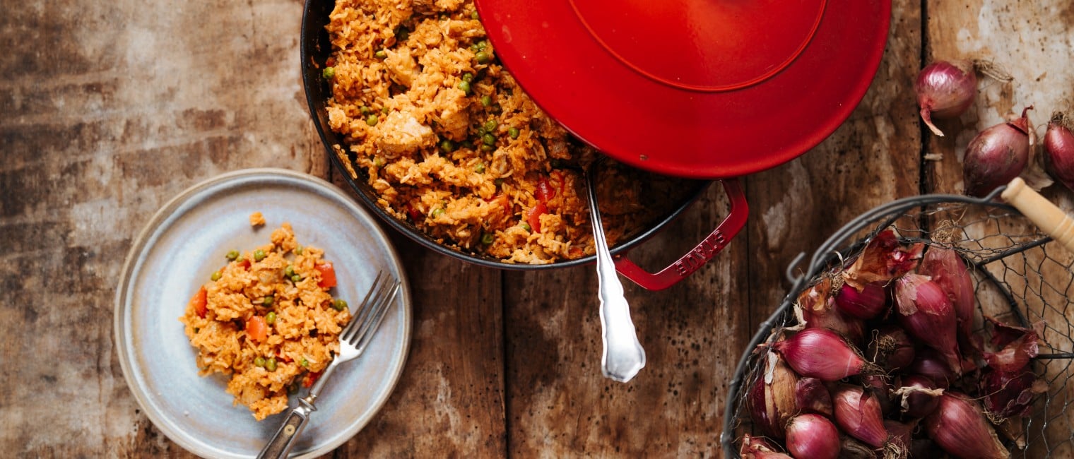 SPAR Mahlzeit Hühner-Paprika-Pfanne