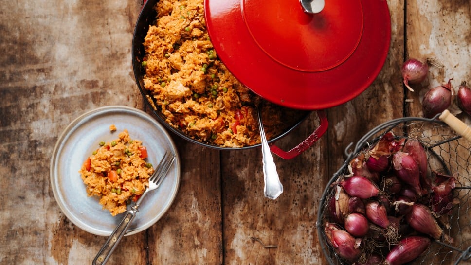 SPAR Mahlzeit Hühner-Paprika-Pfanne