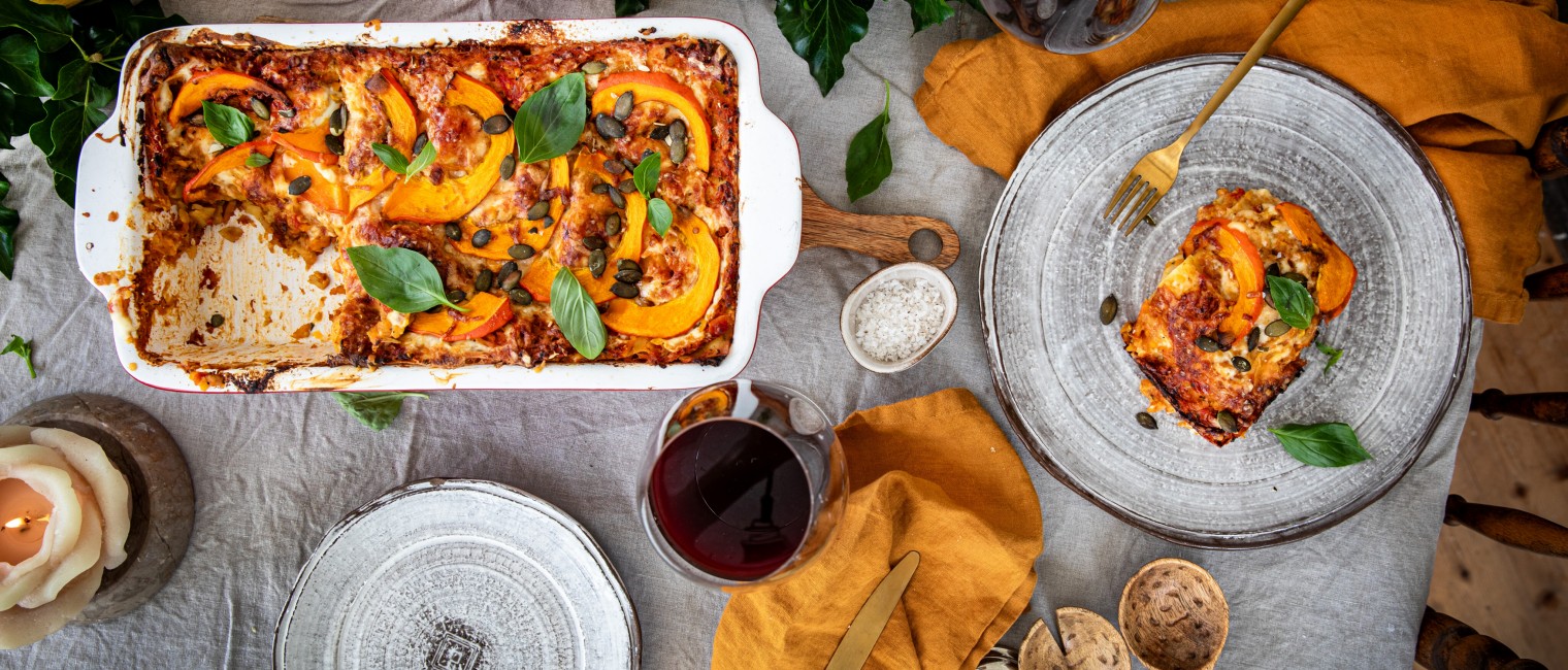 SPAR Mahlzeit Kürbislasagne