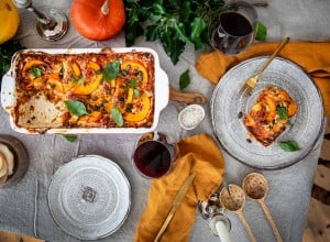 Kürbislasagne