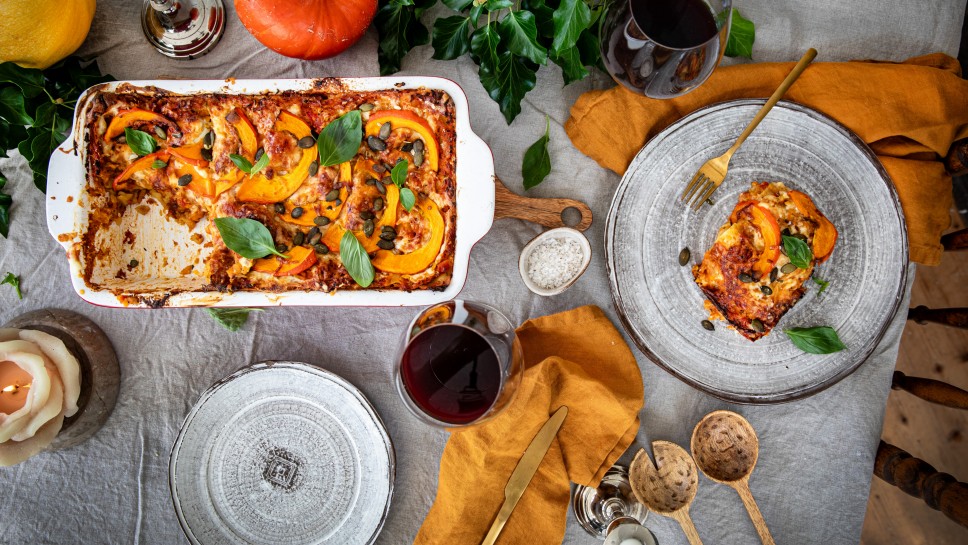 SPAR Mahlzeit Kürbislasagne