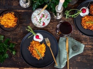 SPAR Mahlzeit Kürbispuffer