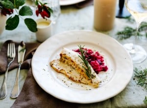 SPAR Mahlzeit! Forellen Filets mit Rote Rüben Graupen-Risotto und Krensauce  