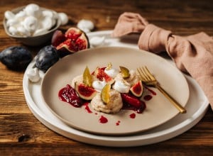 SPAR Mahlzeit! Maronischaum mit Portweinzwetschke 