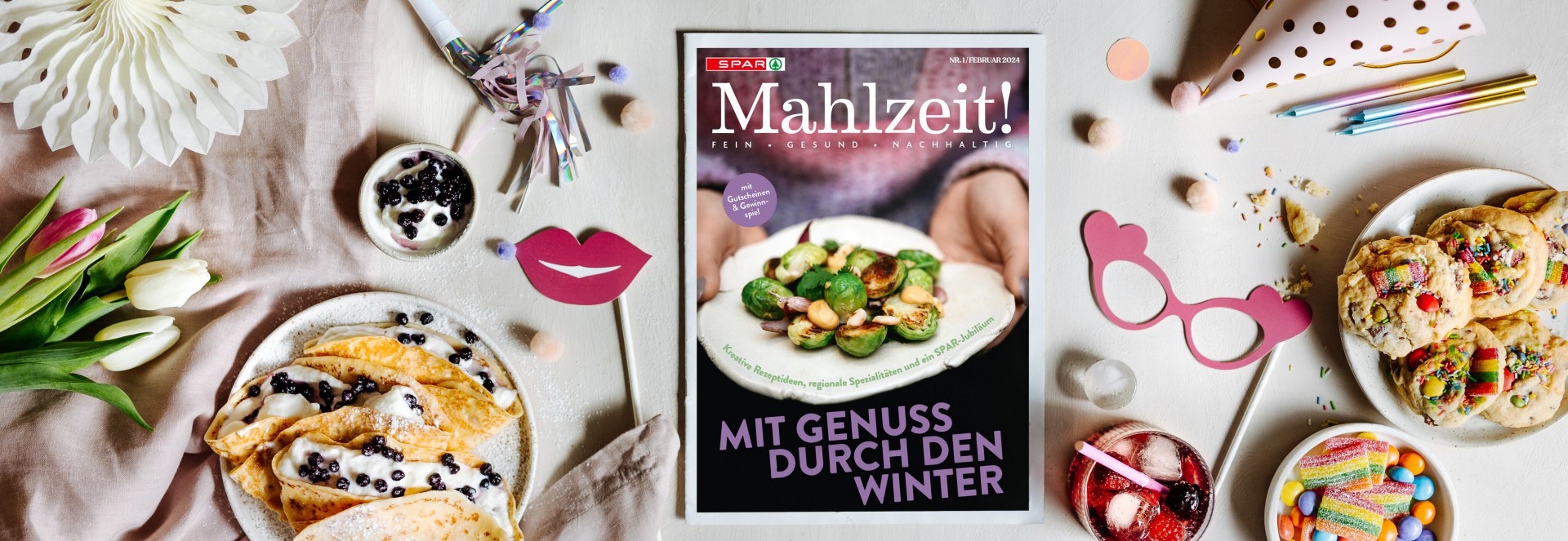 SPAR Mahlzeit! Magazin header