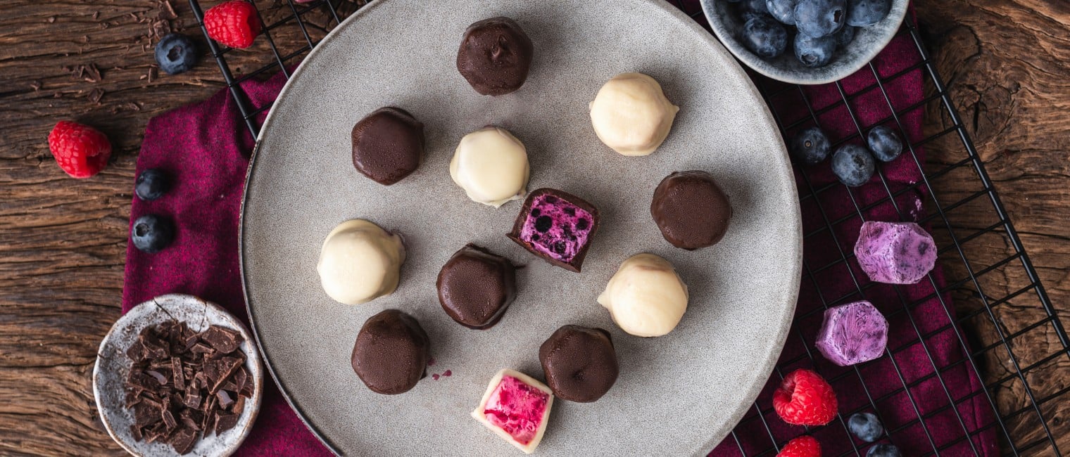Beeren-Jogurt-Bites