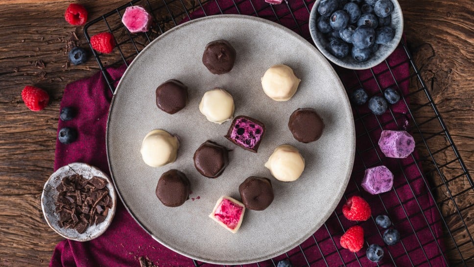 Beeren-Jogurt-Bites