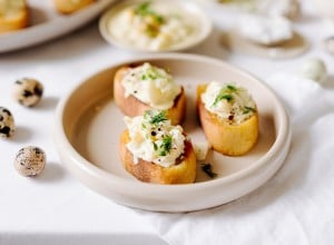 SPAR Mahlzeit Crostini mit Eiersalat