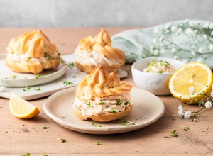 SPAR Mahlzeit Brandteigkrapfel mit Lachsmousse