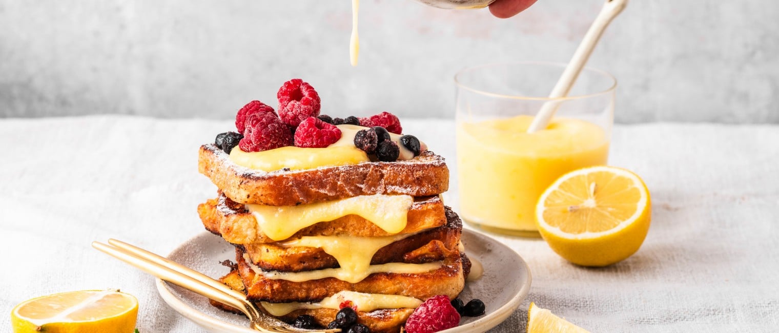 French Toast mit Lemon Curd