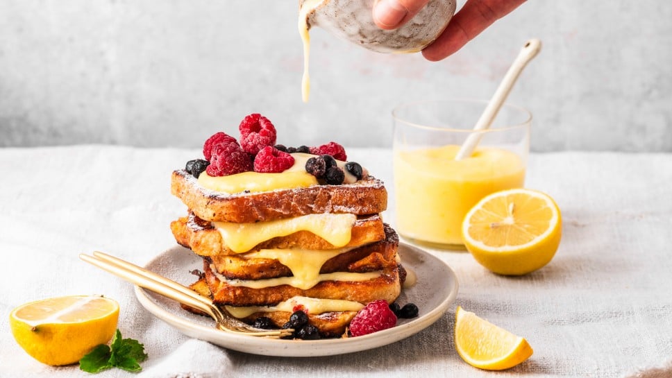 French Toast mit Lemon Curd