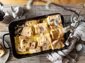 SPAR Mahlzeit Überbackene Topfen-Palatschinken