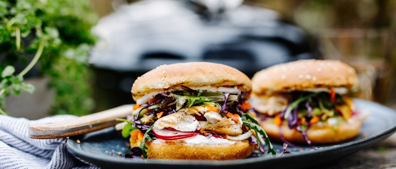 Pulled Chicken Burger