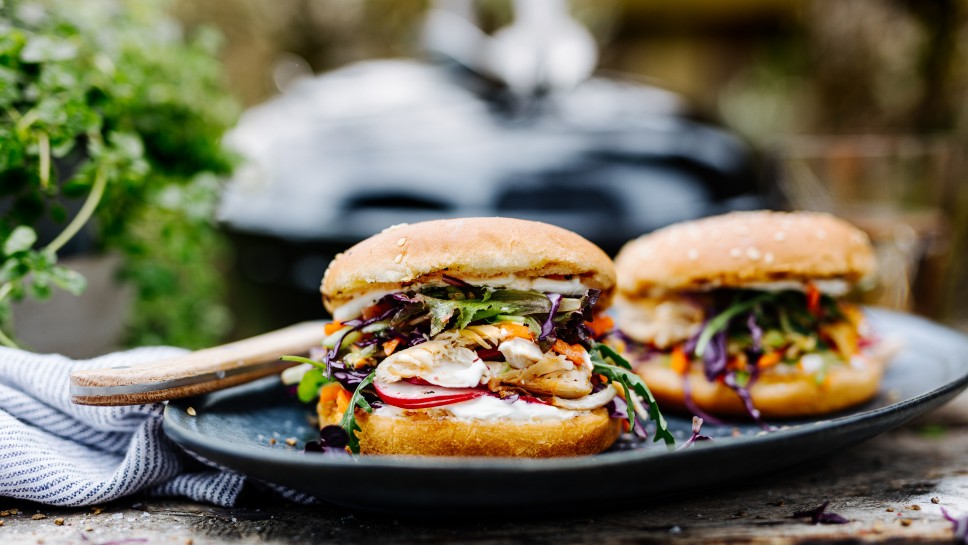 Pulled Chicken Burger