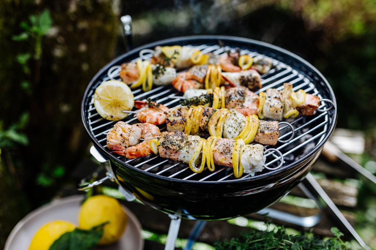 Fisch und Garnelen am Spieß » Rezept | SPAR Mahlzeit!