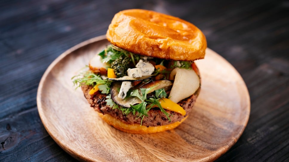 Kidneybohnen-Burger