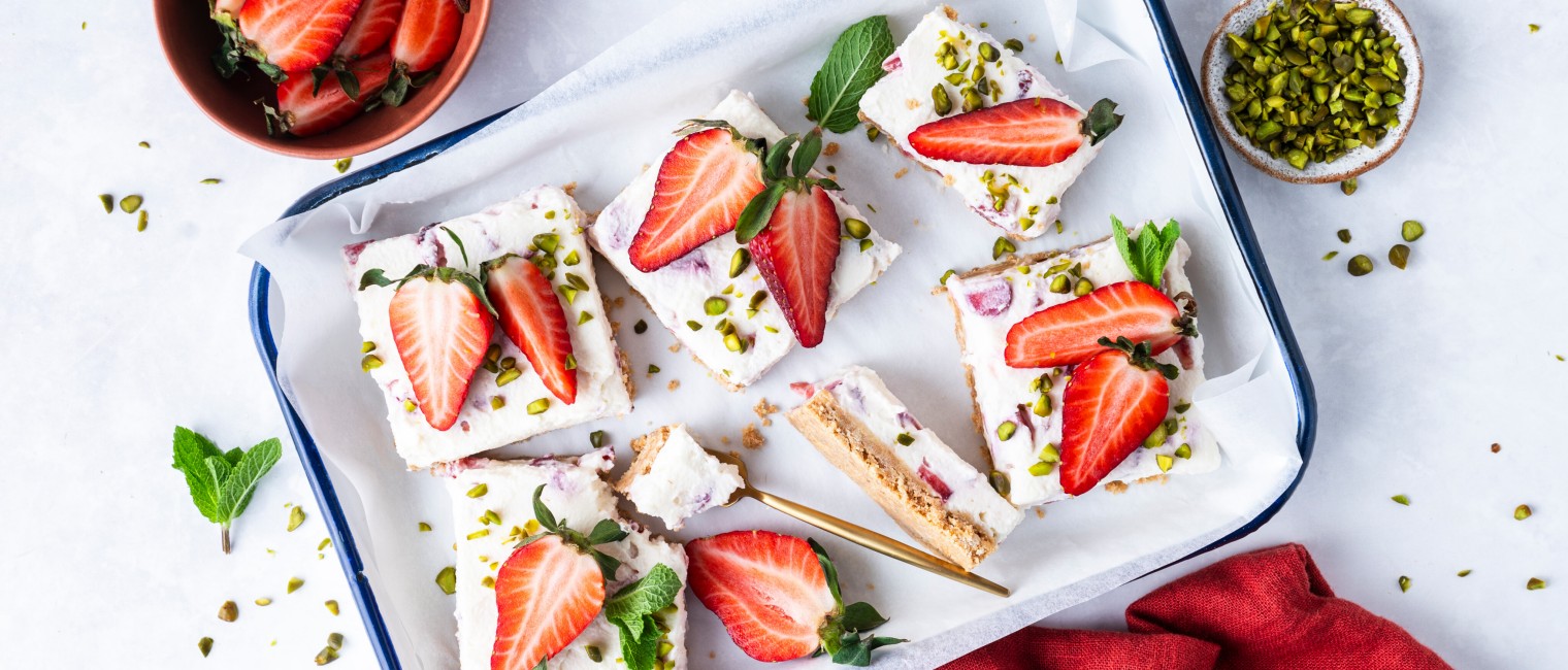 SPAR Mahlzeit Erdbeer-Ricotta-Schnitten