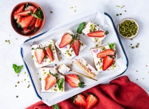SPAR Mahlzeit Erdbeer-Ricotta-Schnitten