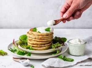 SPAR Mahlzeit Kartoffel-Pancakes mit Kräuteraufstrich