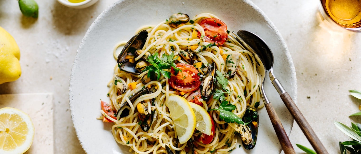  Spaghetti mit Miesmuscheln