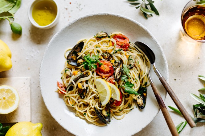  Spaghetti mit Miesmuscheln