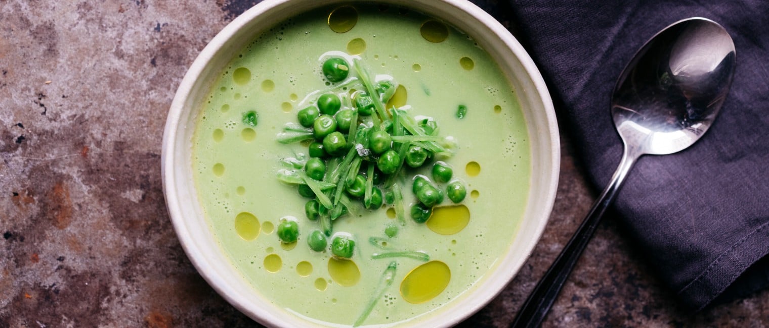 Erbsencremesuppe