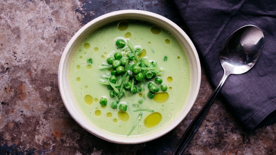 Erbsencremesuppe