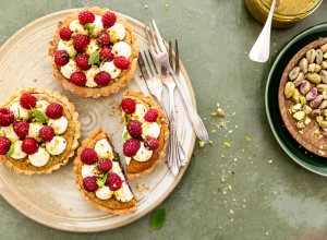 SPAR Mahlzeit Mürbteig-Tartelettes mit Pistazien-Frangipane