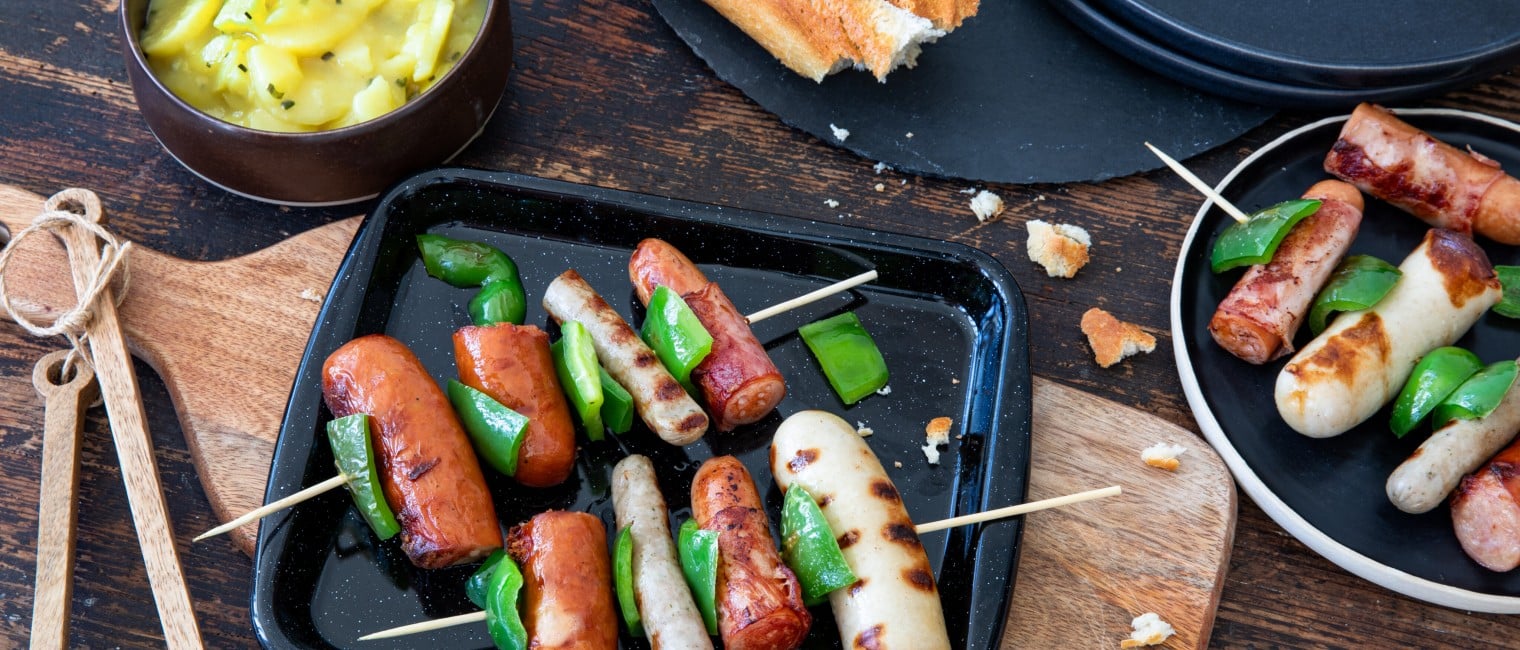 Würstel-Spieße