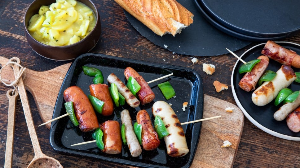 Würstel-Spieße