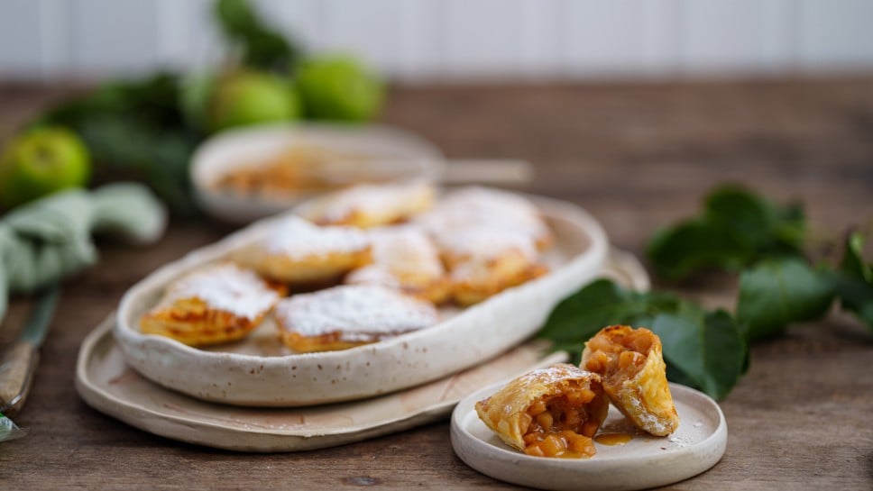 Gebackene Apfeltaschen