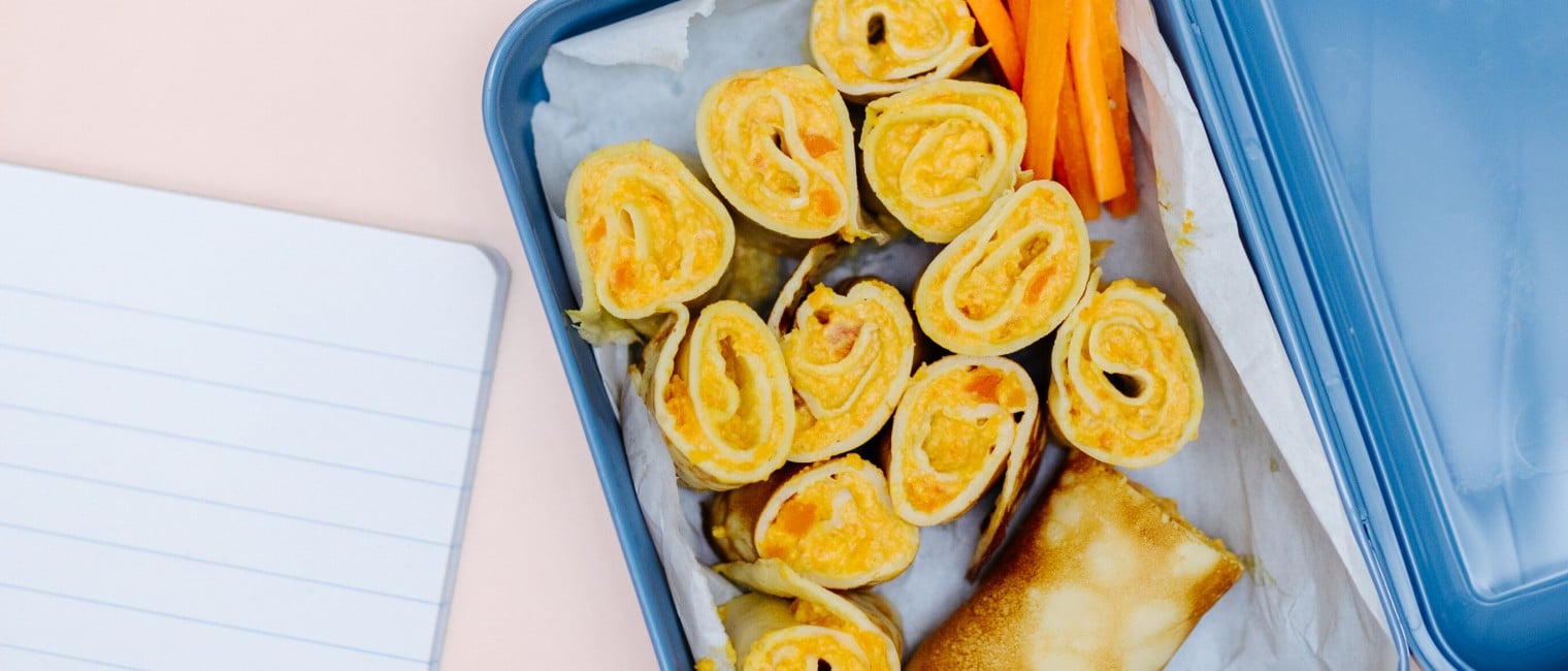 Palatschinken mit Karottenfrischkäse