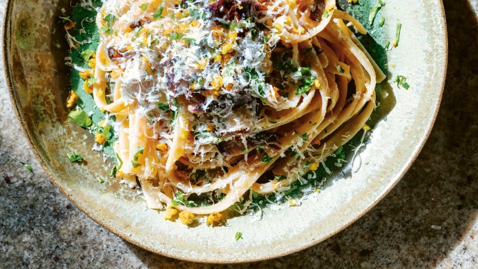 Pasta mit Radicchio und Walnüssen