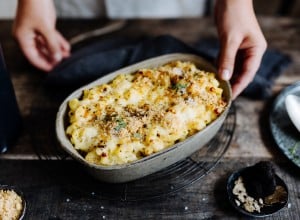 getrüffelte Mac and Cheese mit Butter