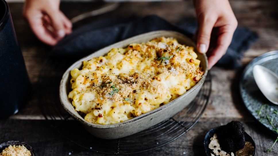 getrüffelte Mac and Cheese mit Butter